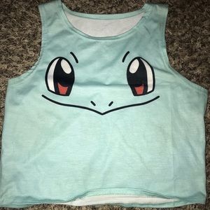Squirrel crop tank top